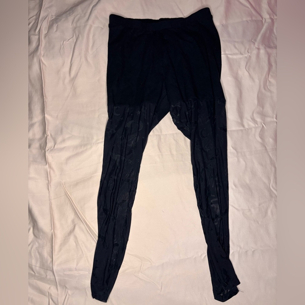 Torrid Black Patterned Leggings